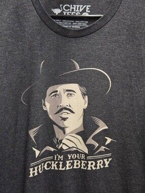 Chive Tees I'm Your Huckleberry Val Kilmer Doc Holiday Tombstone Graphic T-shirt